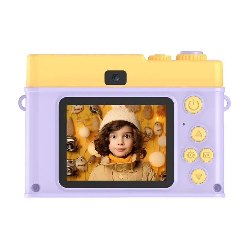 Cute Cartoon Full HD Video Digital Camera Instant Mini Camera Children Fun Birthday Gift Portable Sports Photo Camera