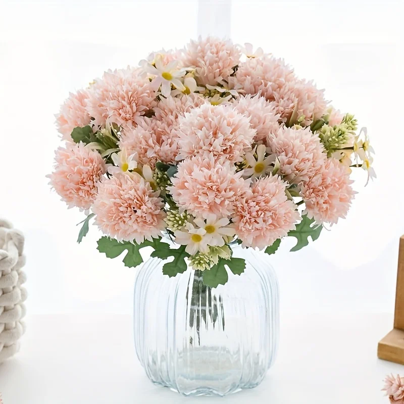 1pcs Simulated chrysanthemums, DIY vases for weddings, Valentine's Day, spring home decor, outdoor garden decoration
