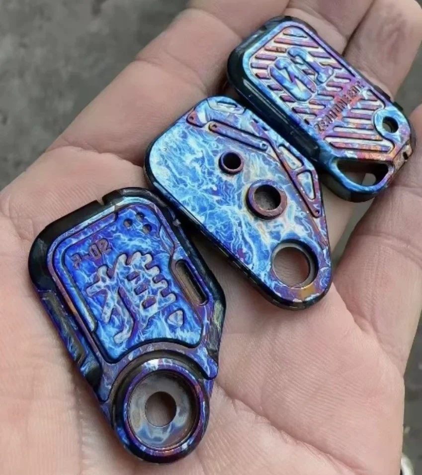EDC 01 Titanium Storm Pop 2.0 fidget slider decompression toy