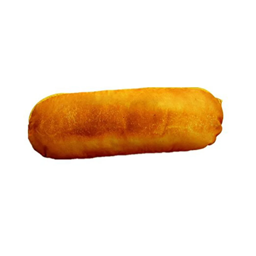 

Simulation French Bread Pencil Case Large Capacity Pencil Case Purse Wallet for School Stationery (Yellow)