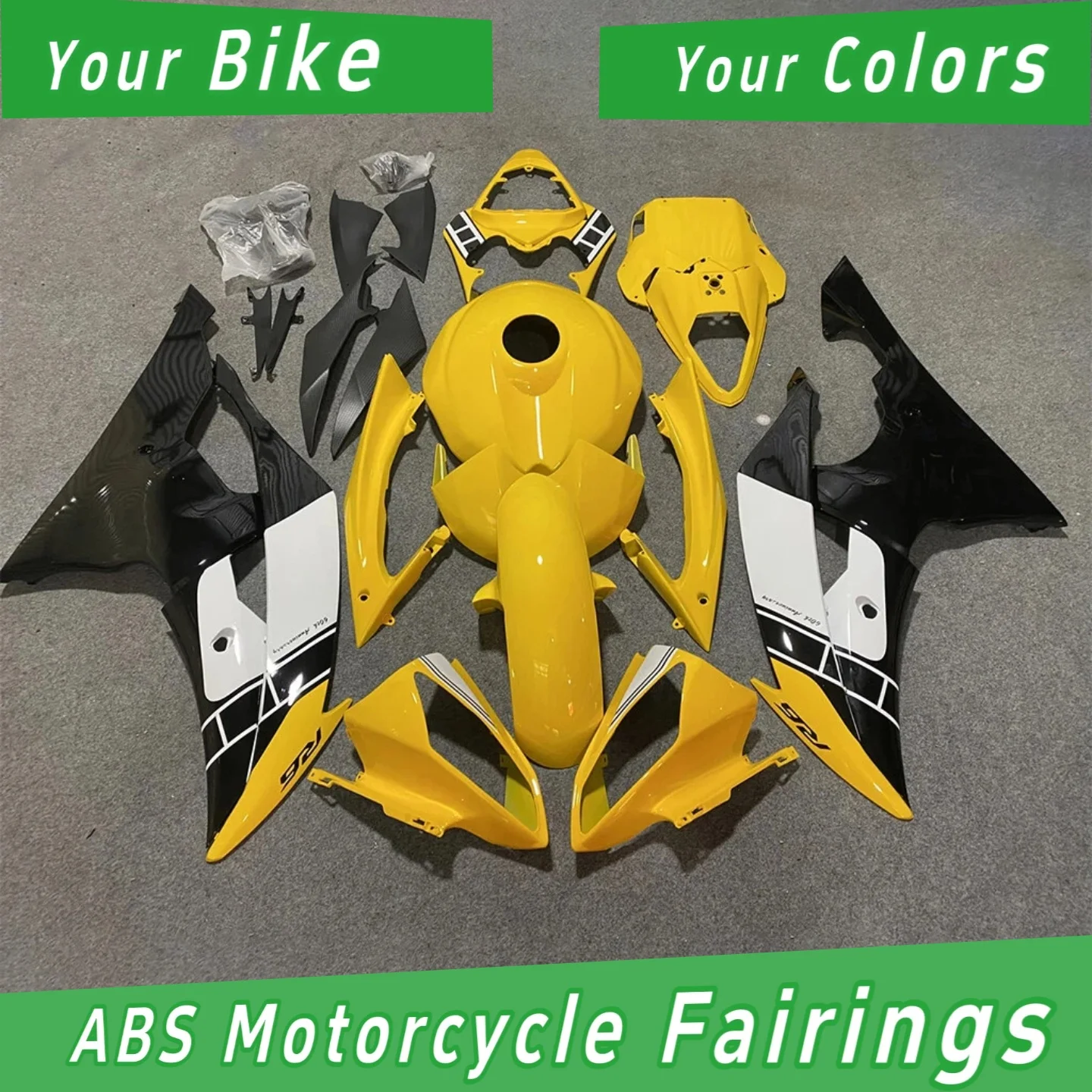 Road Racing Style Fairing for YAMAHA YZF-R6 2008-2012 2013-2016, High Quality Bike Bodywork Set to Enhance Sportbike Aesthetics