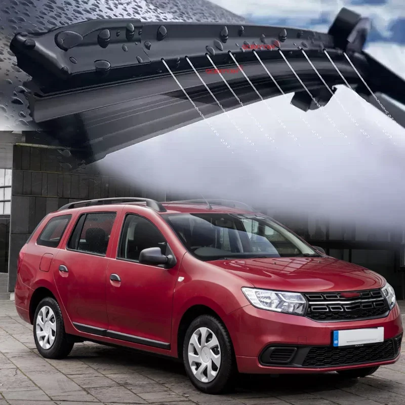 Car Modify Wet Arm Wiper For Dacia Renault Duster Sandero Logan 1 2 MK2 MCV Dokker Auto Windshield Water Spray Wiper Accessory
