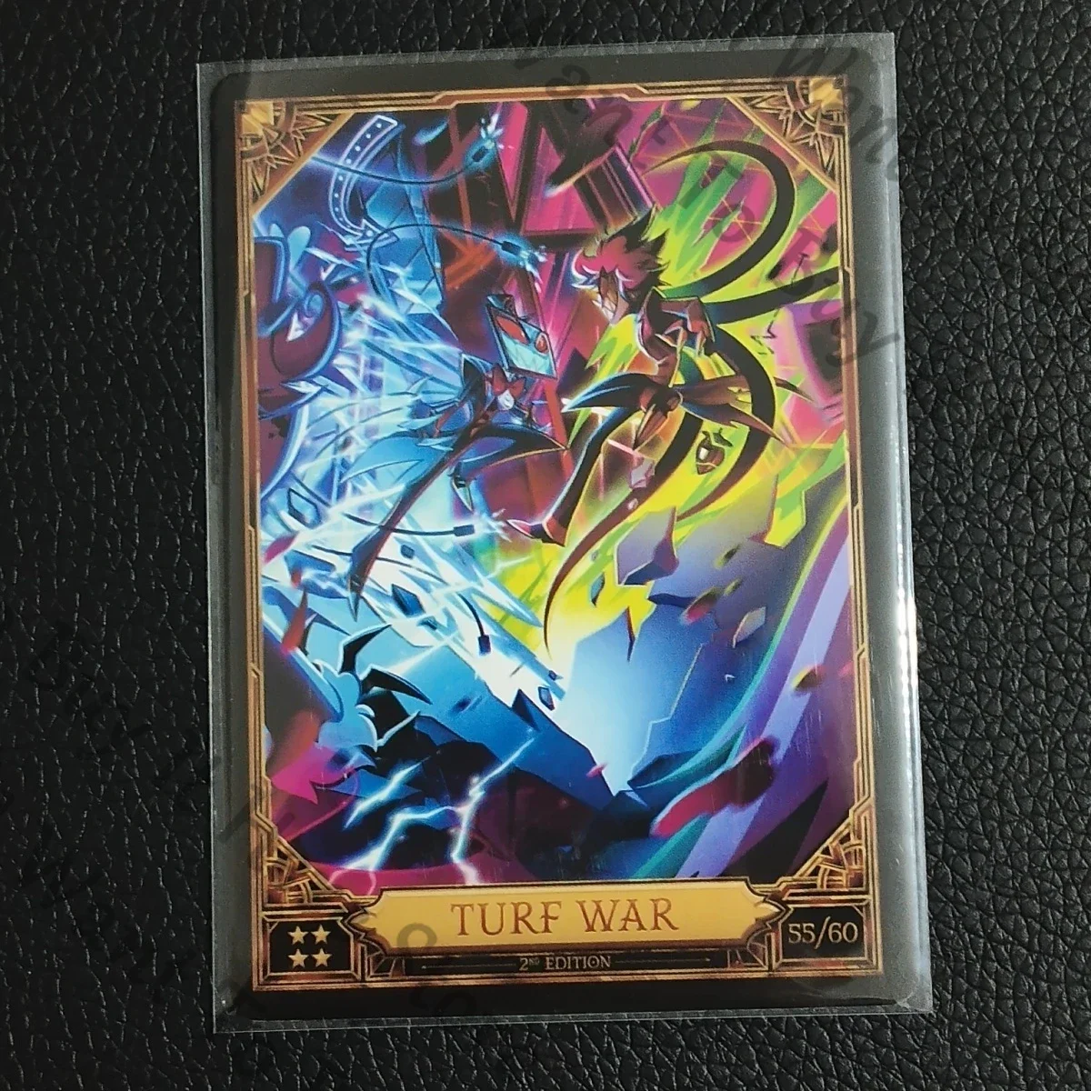 

Genuine Anime Hazbin Hotel Alastor Vox Cosplay Cartoon Trading Card Lesser Calorie Accessories Collection Cards Ambitus Gift