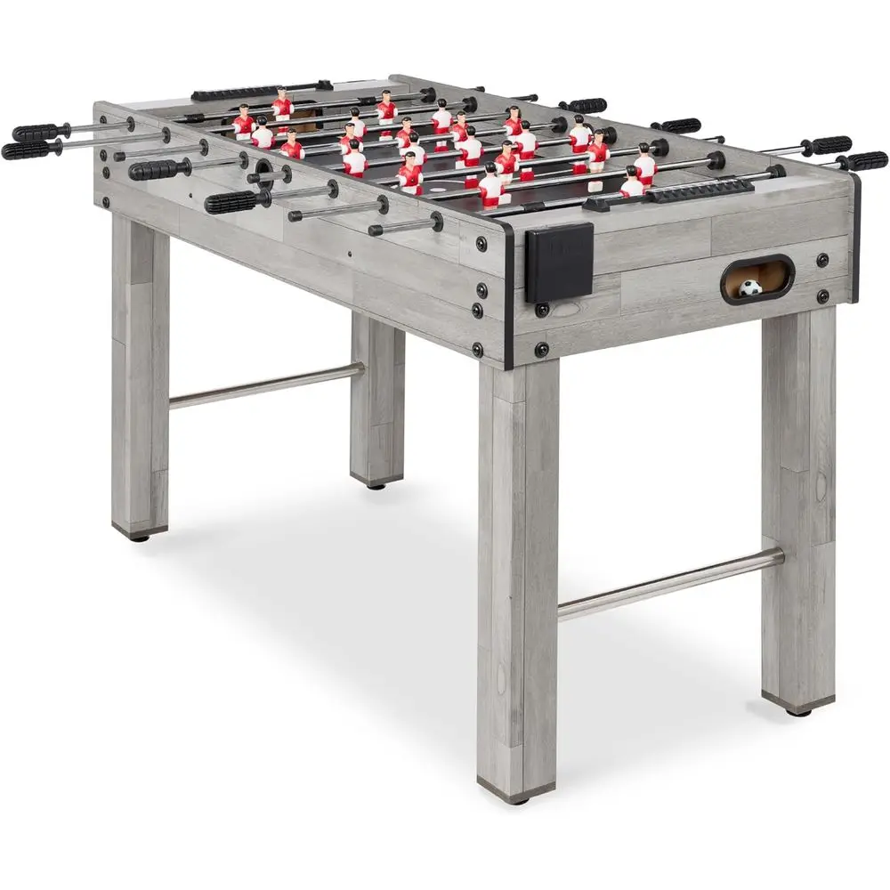 

Competition Sized Foosball Table, Arcade Soccer Table for Home, Game Room, w/2 Balls, 2 Cup Holders