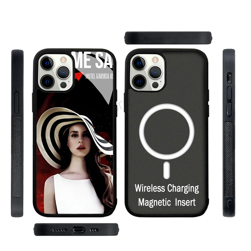 Singer Sexy Girl L-Lana Del Rey Phone Case Mobile Phone Cases For IPhone 15 14 13 Pro Max 11 12 Mini Alex Mirror TPU Shell