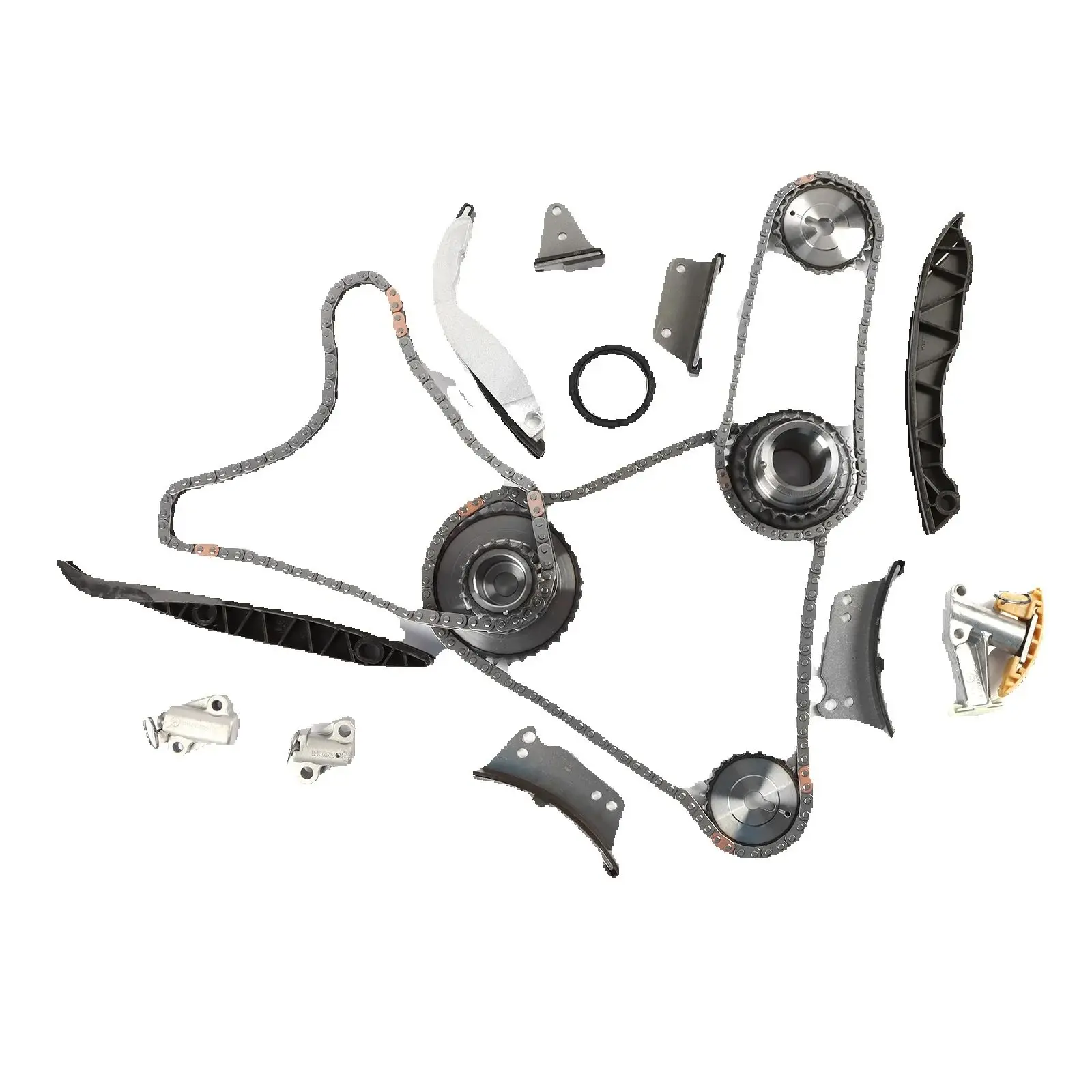 

Комплект цепи ГРМ D4CB 24351-4A100 243514A100 для 2001-2016 Hyundai H1 Starex Sorento i800 iLoad MPV 2.5L, запасные части