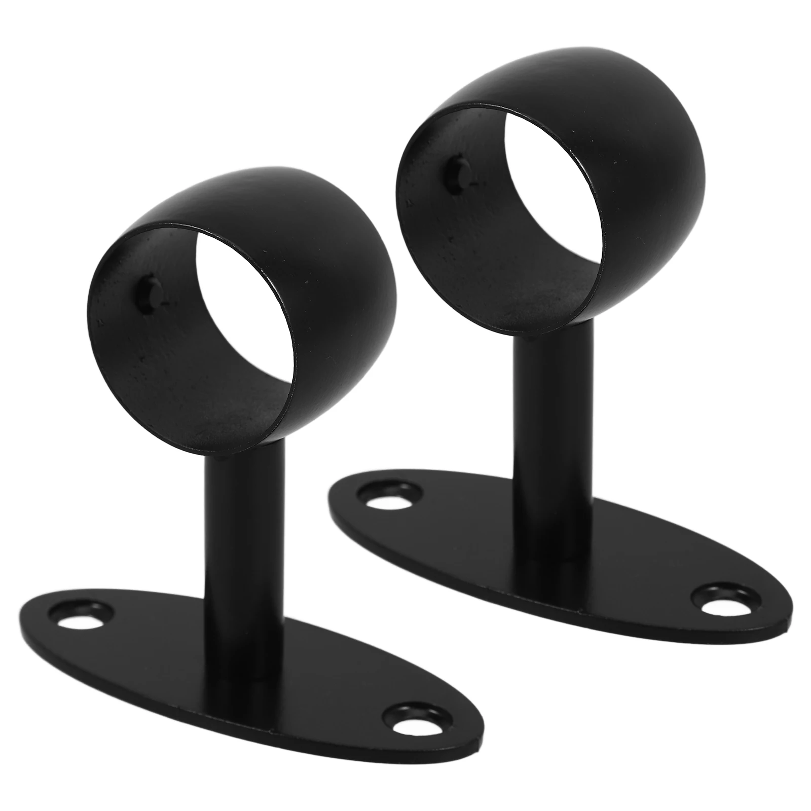 

Stainless Steel Handrail Brackets Holder Banister Wall Mount Pipe Flange Hangers Holders Attachment 201# Durable Easy Install