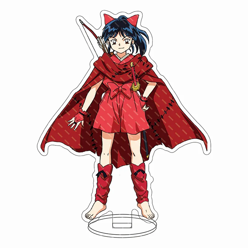 16CM Anime Figure Inuyasha Kagome Higurashi Sesshomaru Kikyo Miroku Sango Naraku Cos Acrylic Stand Ornaments Chrismas Gifts view 3