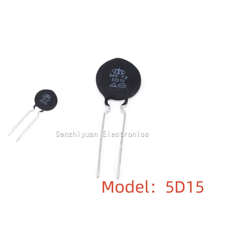 Thermistor MF72 5D15 NTC negative temperature in-line thermistor 5D-15 5 ohm