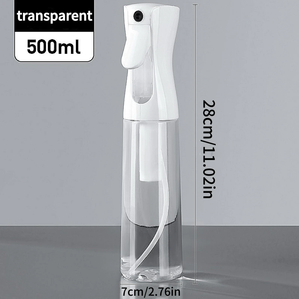 Fine Mist Continuous Spray Bottle, Multi-Use Sprayer for Alcohol, Toner, Cleaning, Disinfection, Hydration & Plants