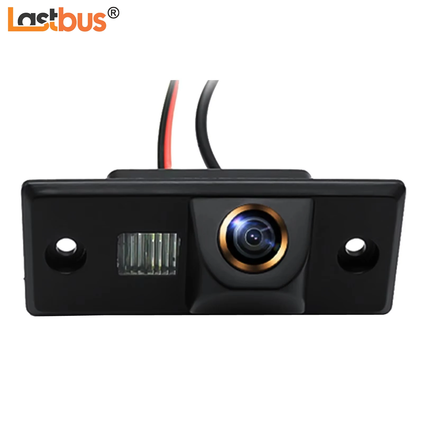 

Lastbus 1080P Rear View License Plate Backup Camera for Volkswagen Touareg Passat Polo