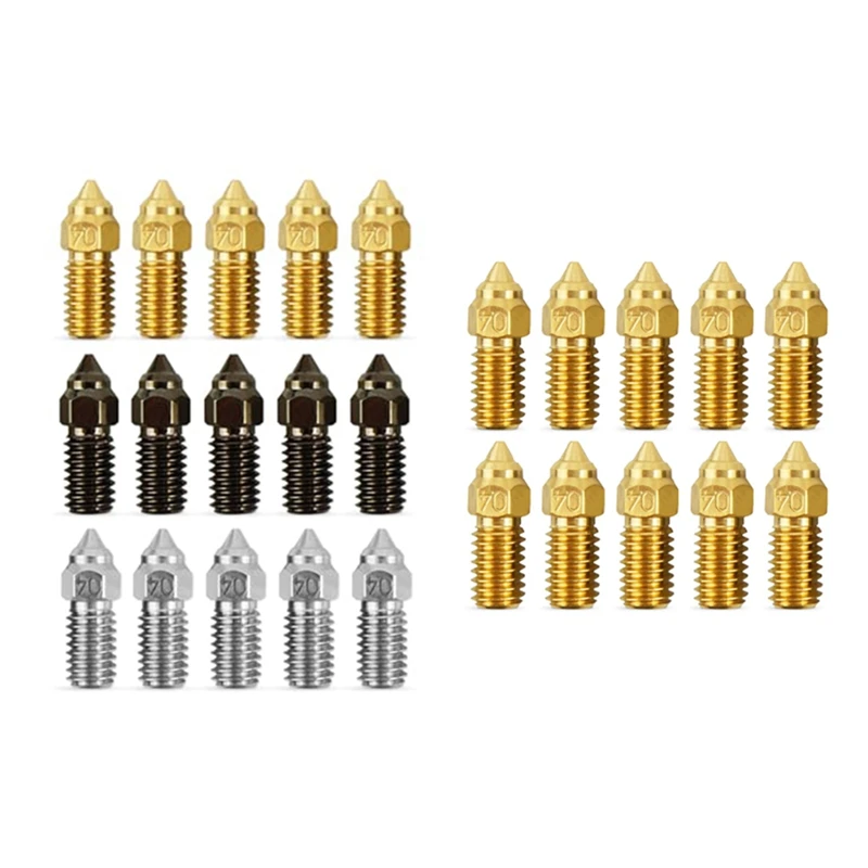 

новый! Подходит для насадок ElegooNeptune 4 серии, детали 3D-принтера, высокотемпературный комплект насадок 0,4 мм, подходит для Neptune 4 Pro