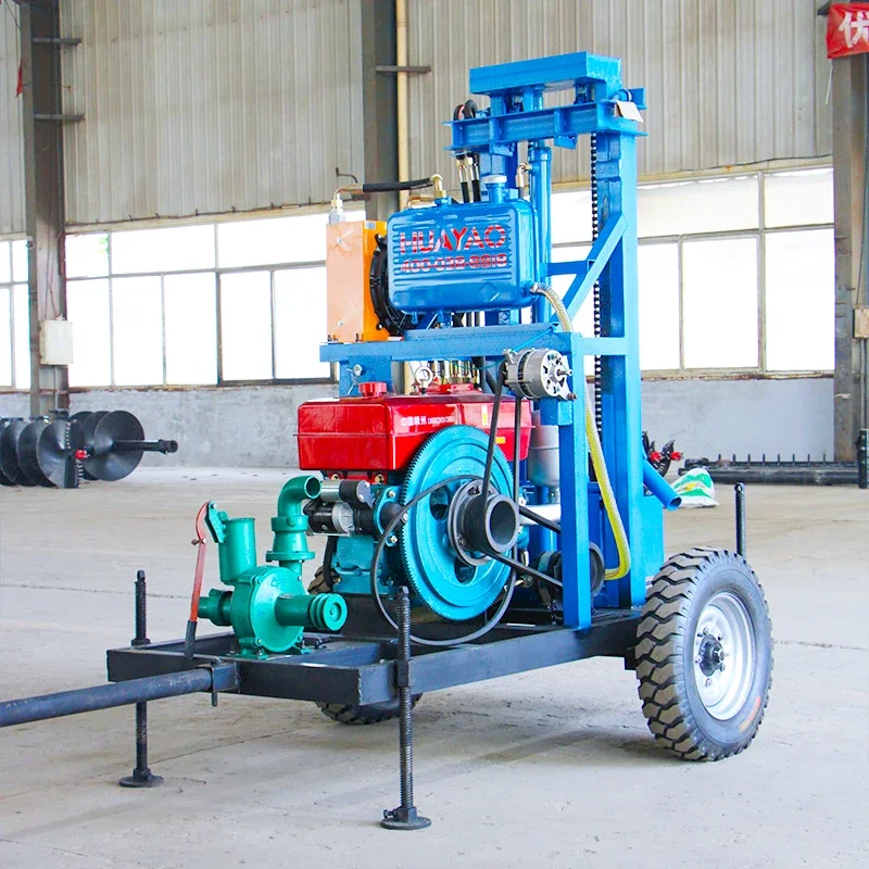 Factory direct sale high hydraulic rotary water Well drilling rig mine drilling rig