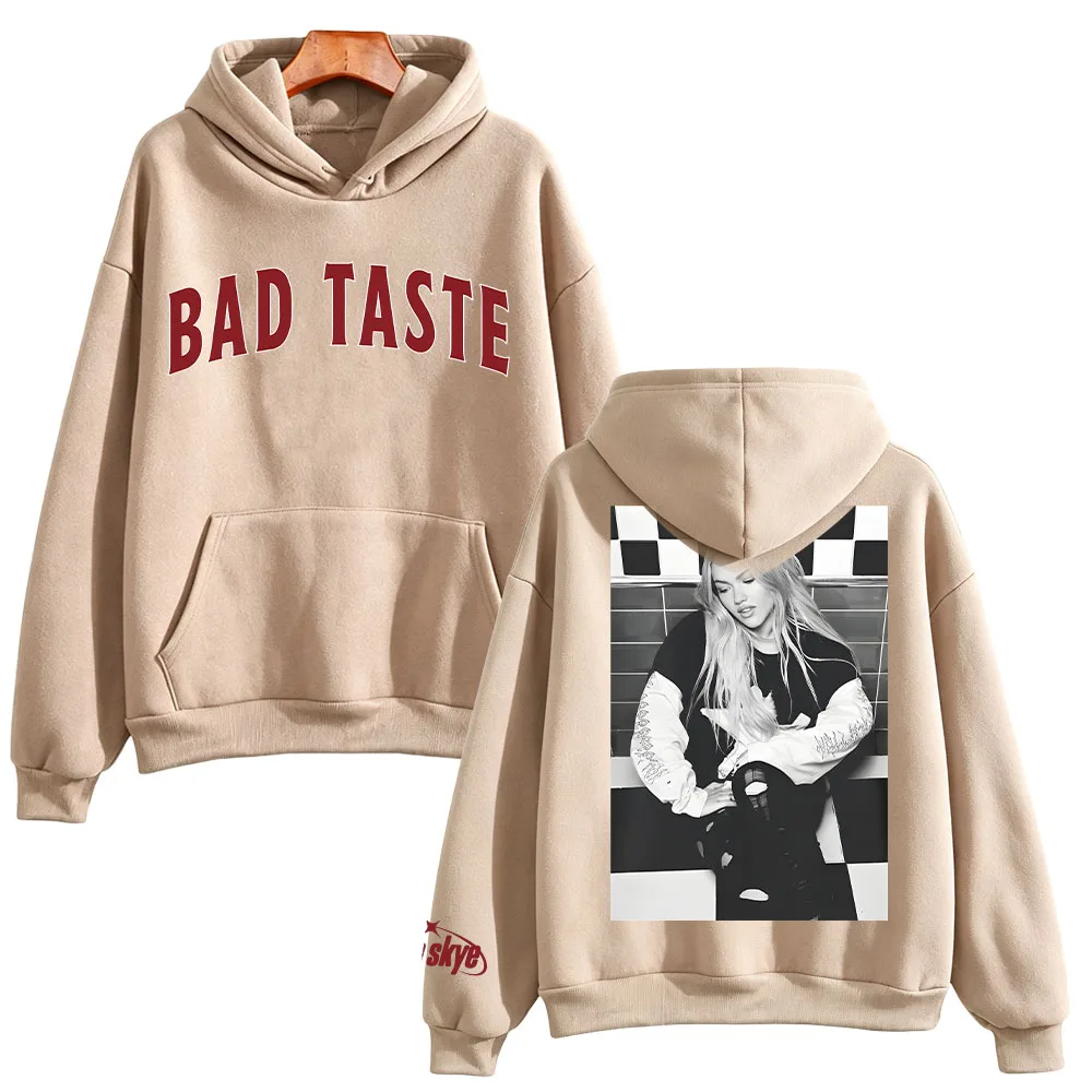Freya Skye Bad Taste Photo Hoodie Unisex Vintage Grafikdruck Langarm Kleidung Casual Streetwear Fan Geschenk Tops Sweatshirts – Detail 11