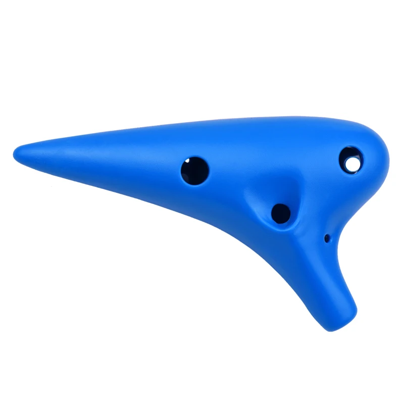 12 Holes Plastic Ocarina Flute Alto C Musical Instrument orff Instruments with Music Score for Music Lover and Beginner