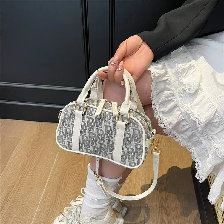 

Elegant Embroidered Women's Handbag, Stylish Top Handle Tote & Crossbody Bag for Work, Versatile Commuter Purse, New Arrival