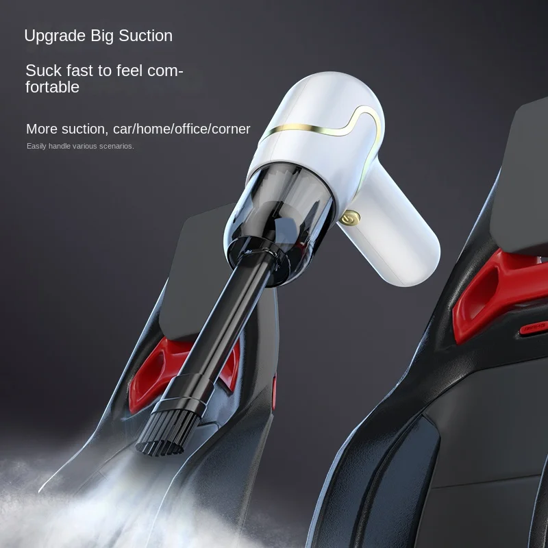 Portable Handheld Vacuum 5000Pa Cordless Car Vacuum Cleaner With Brushless Motor 4 In 1 For Keyboard, Home, Pet And Car view 4