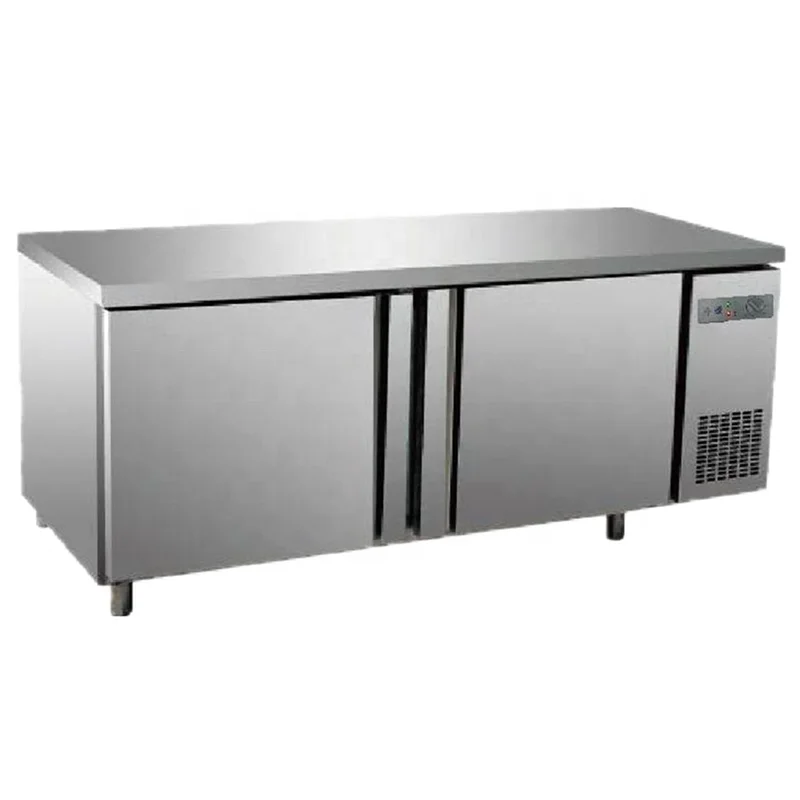 

Prep Commercial Freezer Stainless Steel Side-by-side Refrigerators Restaurant Refrigerated Table With Fridge Refrigerator