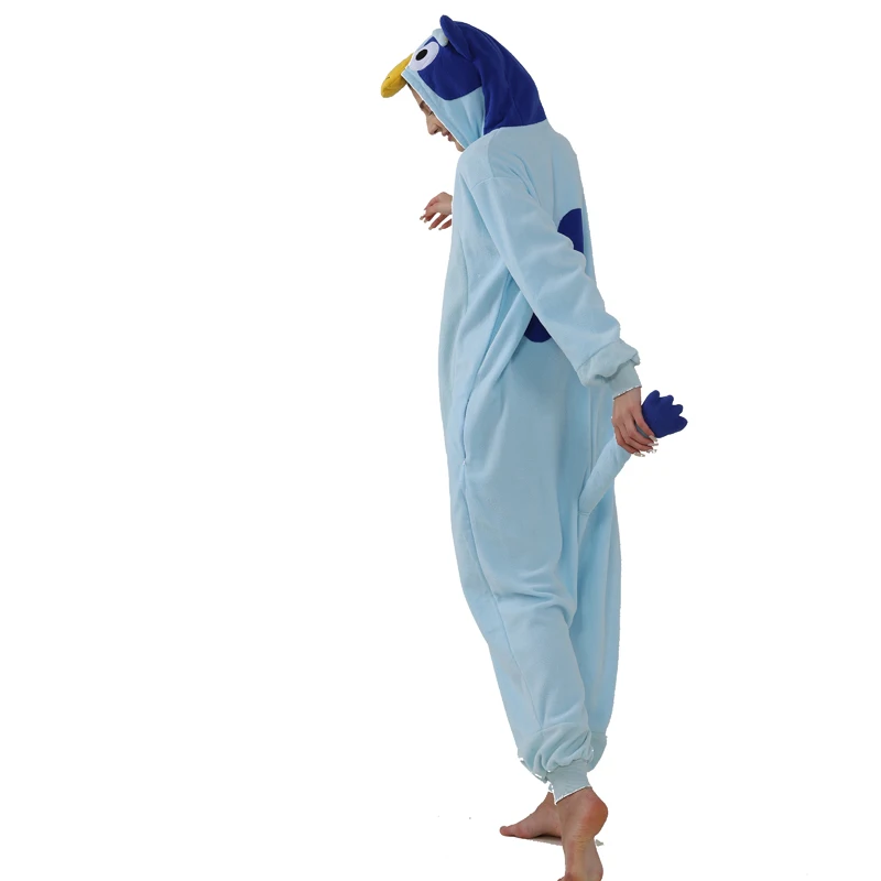 Fleece Kigurumi Onesie For Adults Halloween Cosplay Costume Full Body Clothes Dog Sleepwear One-Piece Pijamas For Christmas