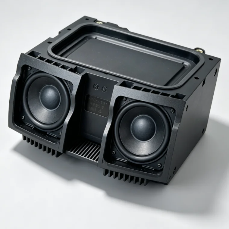 Dual 2.25 Inch HiFi Speaker Driver, Heavy Bass Audio Speaker for Bluetooth Desktop Sound Box & Car Audio Modification