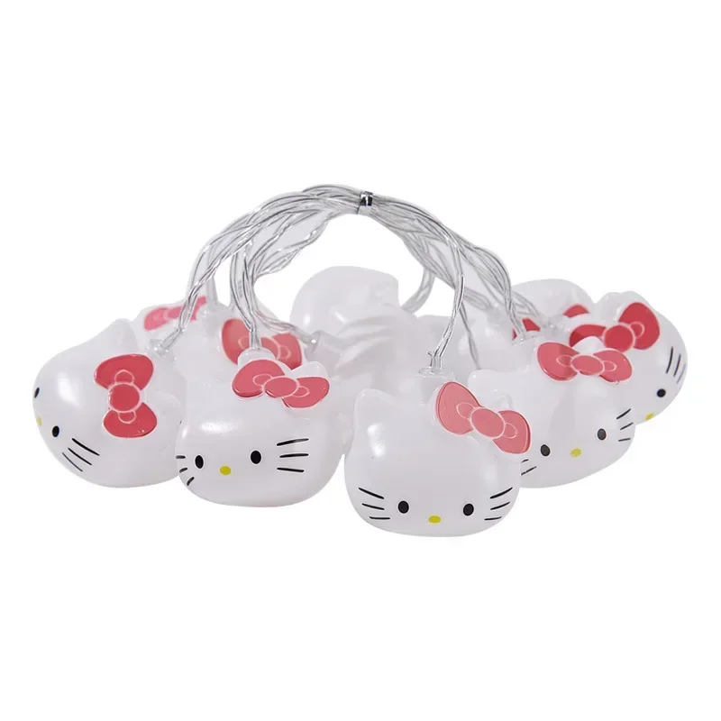 Hello Kitty Light String Colorful Light String Little girl\'s Room camera da letto atmosfera decorazione luce regalo di Halloween per bambini