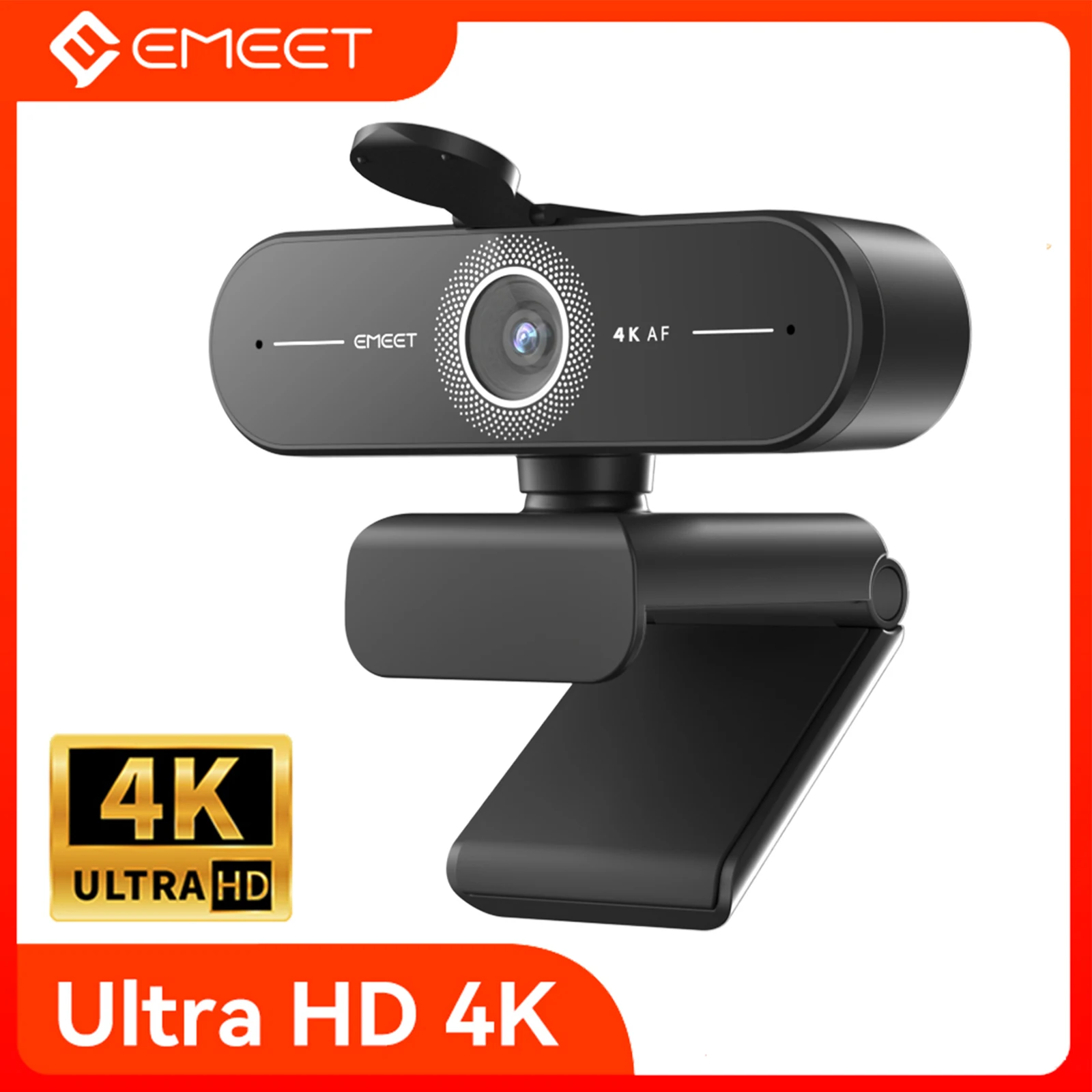 

4K Webcam Streaming Web Camera EMEET USB Computer Camera Autofocus Mini USB Web Cam with Microphones for PC Laptop YouTube