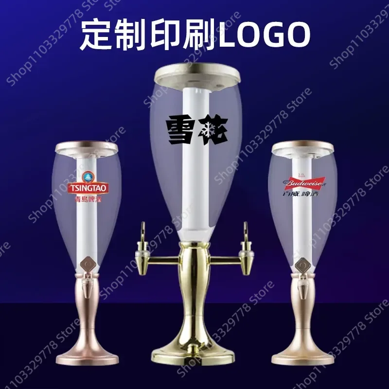 Elevate your bar or party experience with this impressive 3 Liter Beer Cannon and Wine Tower. Designed for both commercial