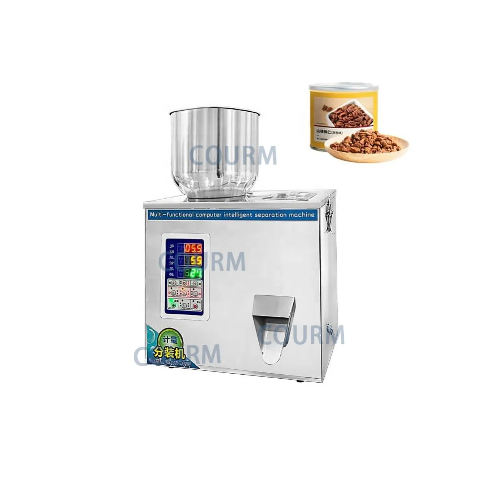 COURM Automatic Candy Cumin Black Pepper Pepper Konjac Powder Soybean Wheat Melon Seed Granule Filling And Packaging Machine