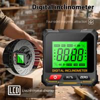 Four-sided Magnetic Digital Goniometer Electronic Level Box Electronic Angle Ruler Backlight Protractor Woodworking Inclinometer
