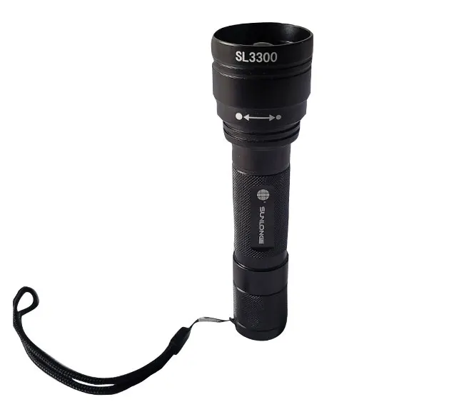 Sunlonge SL3300 UV Blacklight Industrial Ultraviolet Flashlight 3W UV LED Mini Torch Light