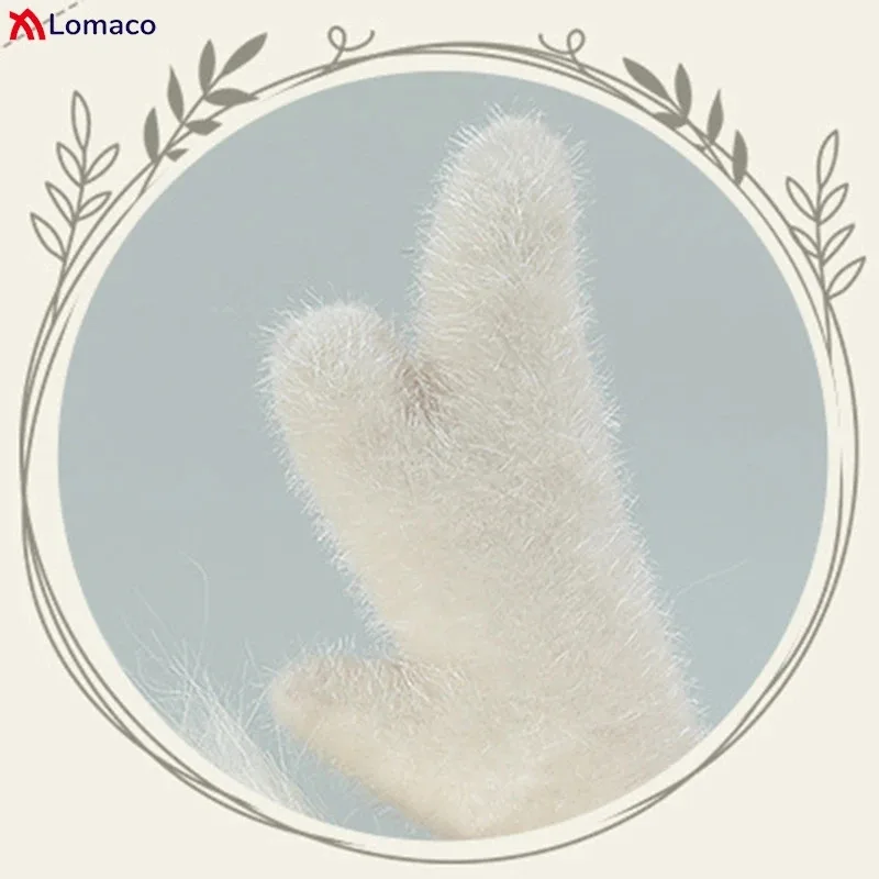 CyPlush повязка на голову с рогами оленя, искусственный мех, повязка на голову с ушками оленя, маскарад, рождественская вечеринка, реквизит для косплея, пушистый аксессуар для волос