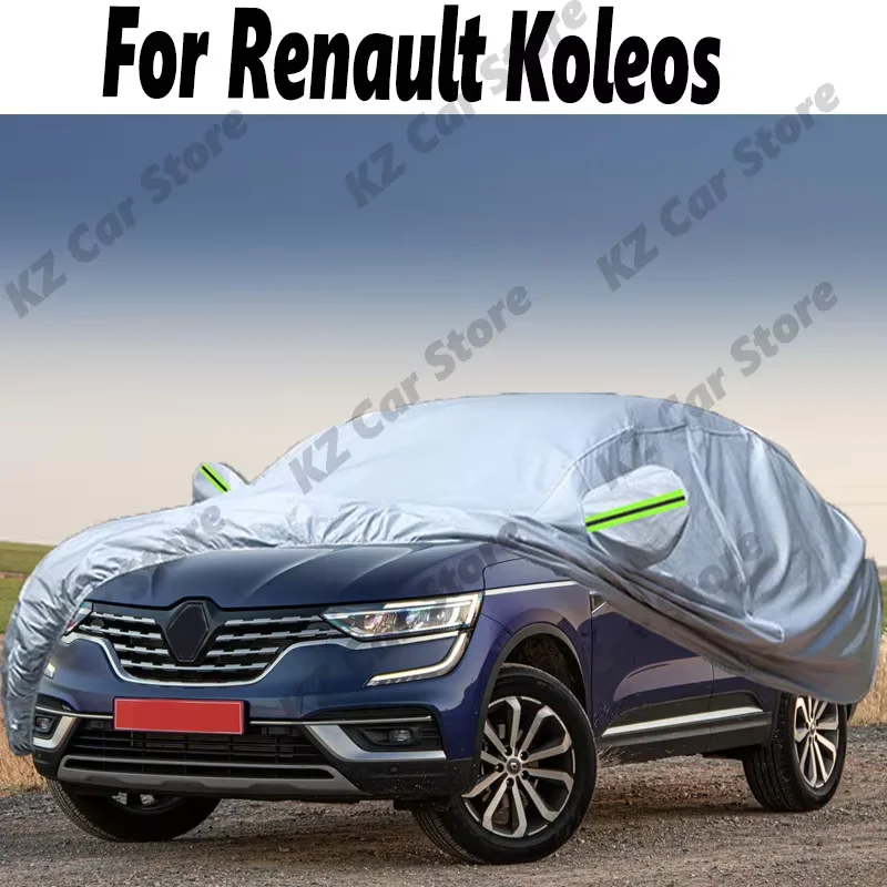 

Outdoor Car Cover For Renault Koleos Sun Shade Anti-UV Rain Snow Ice Dust Resistant Waterproof SUV Cover Dustproof