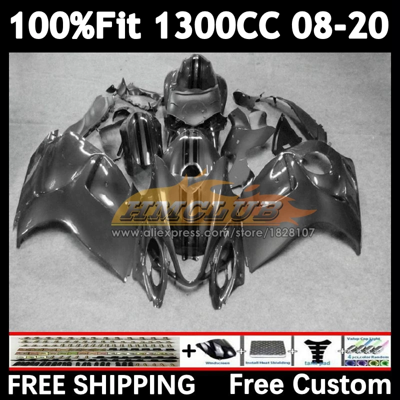 Body For SUZUKI GSXR1300 Hayabusa 08 09 10 11 12 13 38No.79 GSX-R1300 silvery grey GSXR 1300 14 15 16 17 18 19 2008 2019 Fairing