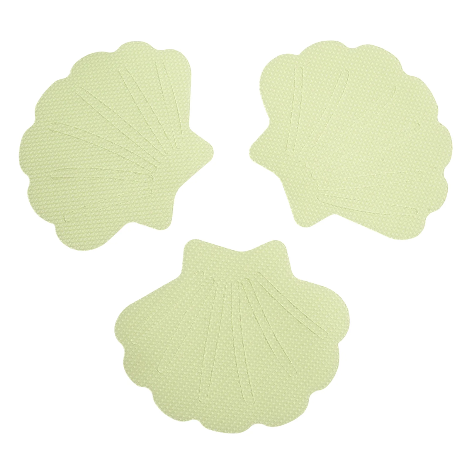 Non Slip Bathtub Stickers Anti-slip Shell-Shaped Stickers Anti-Slip Bath Stickers Easy Peel Installation Nighttime Safety