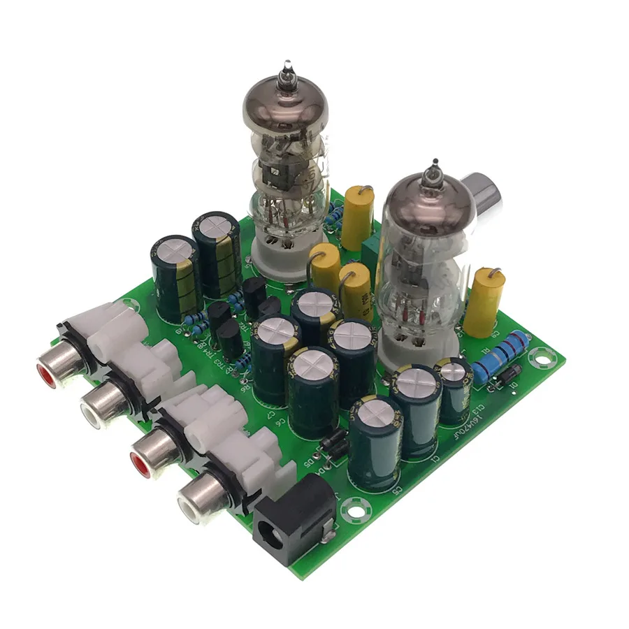 Newest 6J1 tube preamp amplifier board Pre-amp Headphone amp 6J1 valve preamp bile buffer diy kits(6J1 tube preamp amplifier