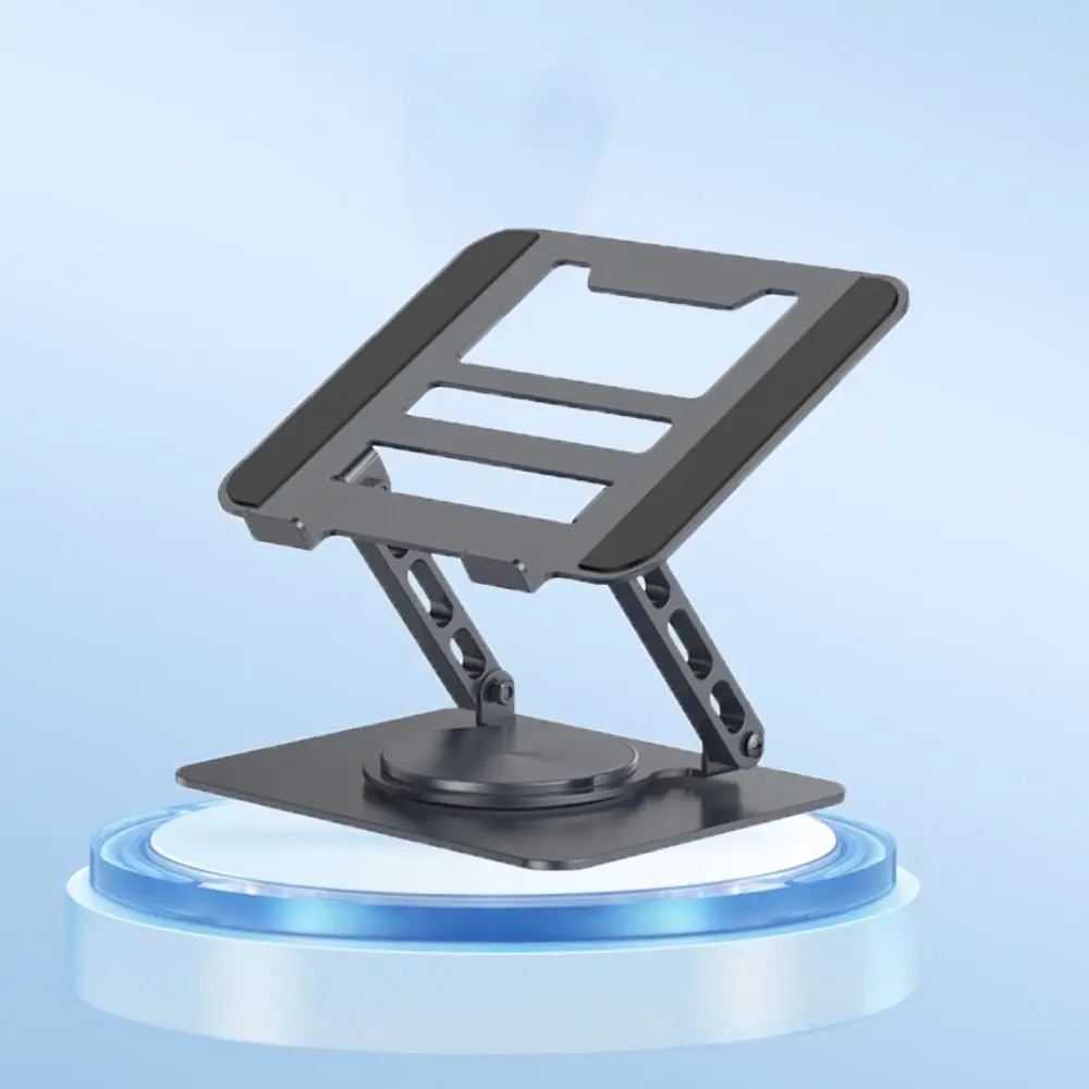 360 °   Support de tablette rotatif à Rotation, Dissipation thermique, support de tablette multi-angle, réglable et pliable, support métallique pour téléphone