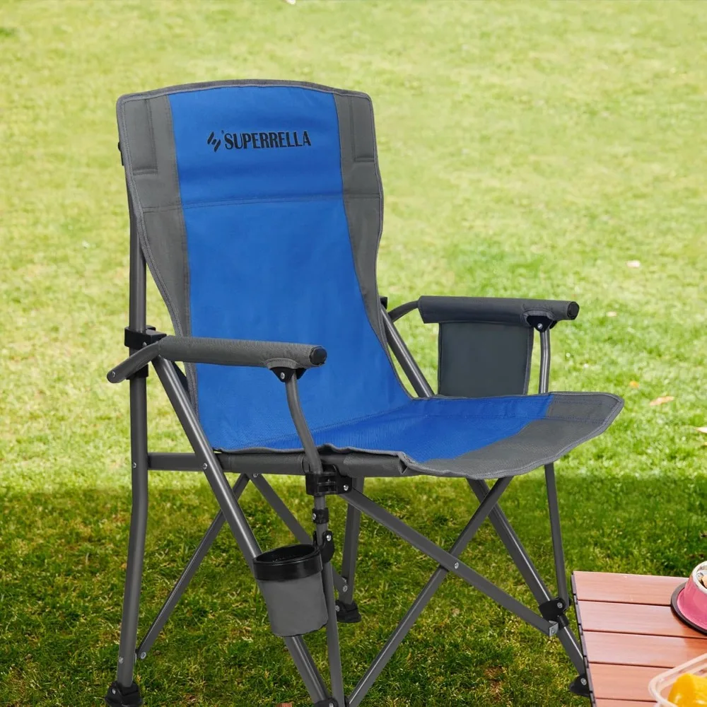 

Camping Chair Folding Portable Lawn Chair 2 Pack Comfortable Hard Arm Sturdy