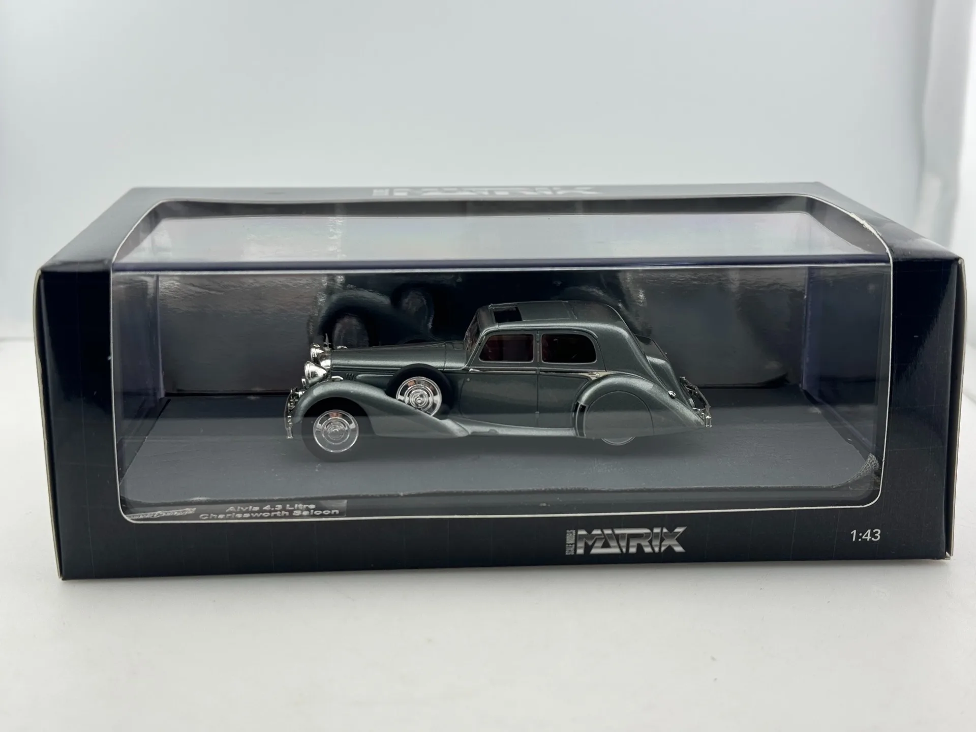 Matrice moulée sous pression, échelle 1/43, Aivis, 4.3 litres, berline Charlesworth, modèle de voiture en résine, jouet à collectionner, cadeau, affichage Souvenir, ornement