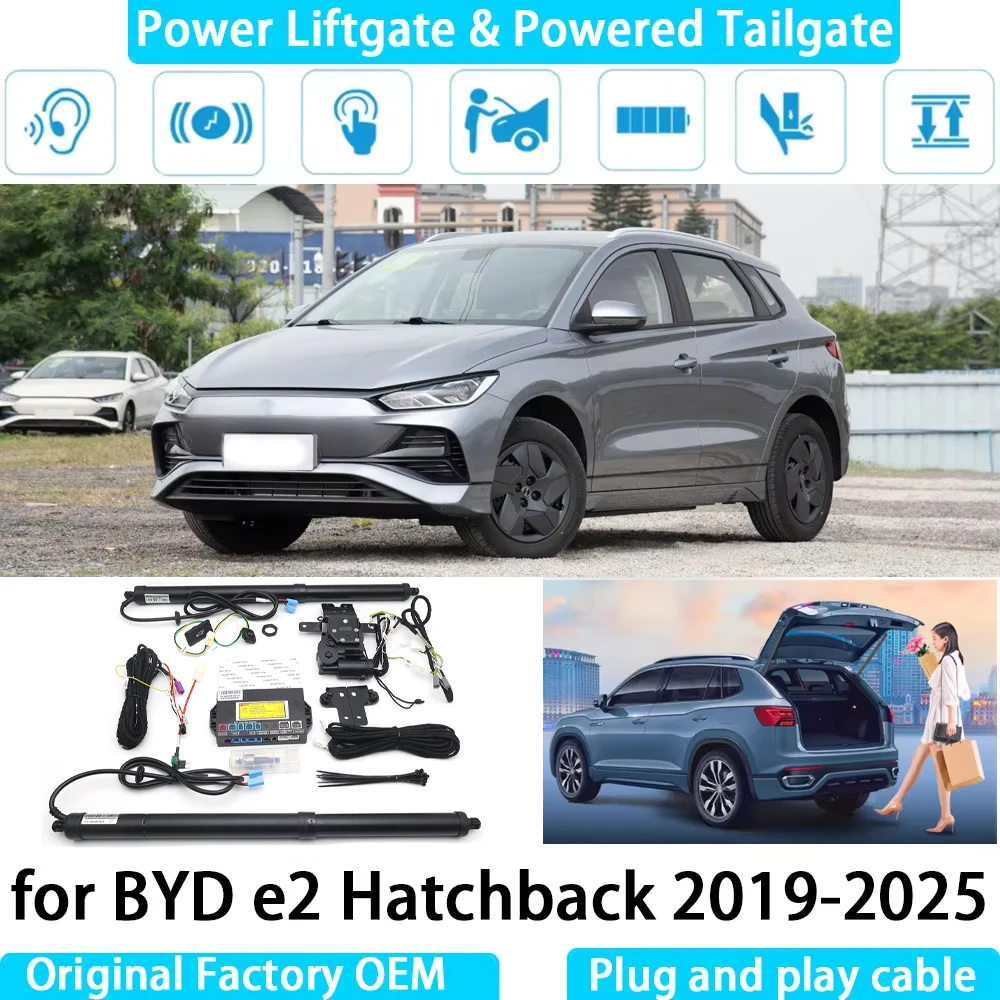 for BYD e2 Hatchback 2019-2025 Automatic Electric Power Liftgate Powered Tailgate Strut Tail Gate Lift System