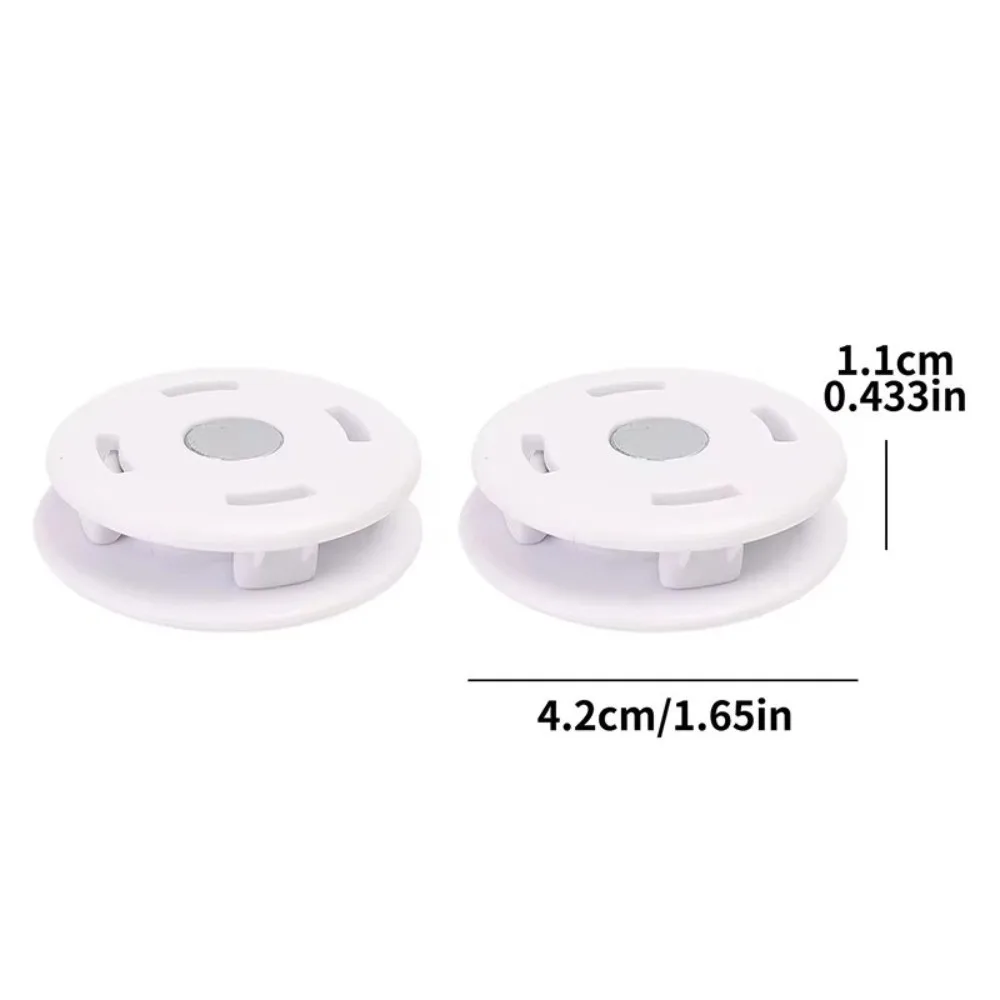 Plastic Magnetic Curtain Clips Tool-Free Installation Removable Curtain Magnetic Buckles Nail Free Design Light Blocking