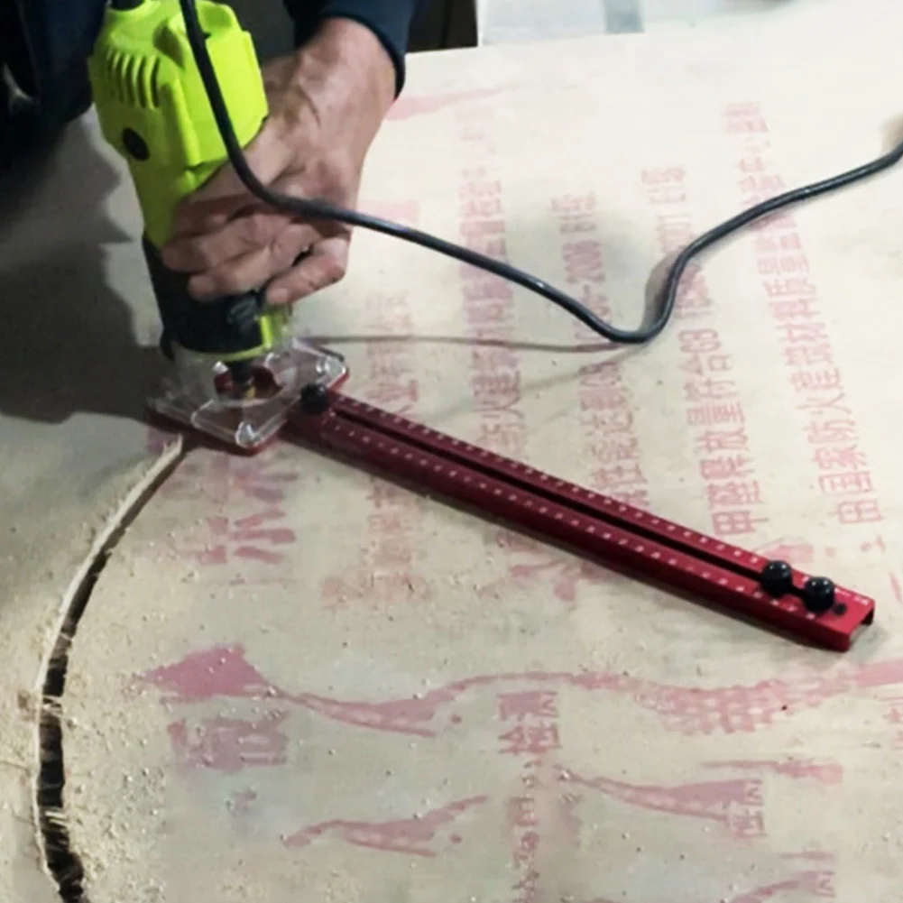 Router Frezen Groefbeugel Aluminium Universele Router Tafel Inzetplaat met Basis Timmerwerk Cirkel Snijden Gids Board