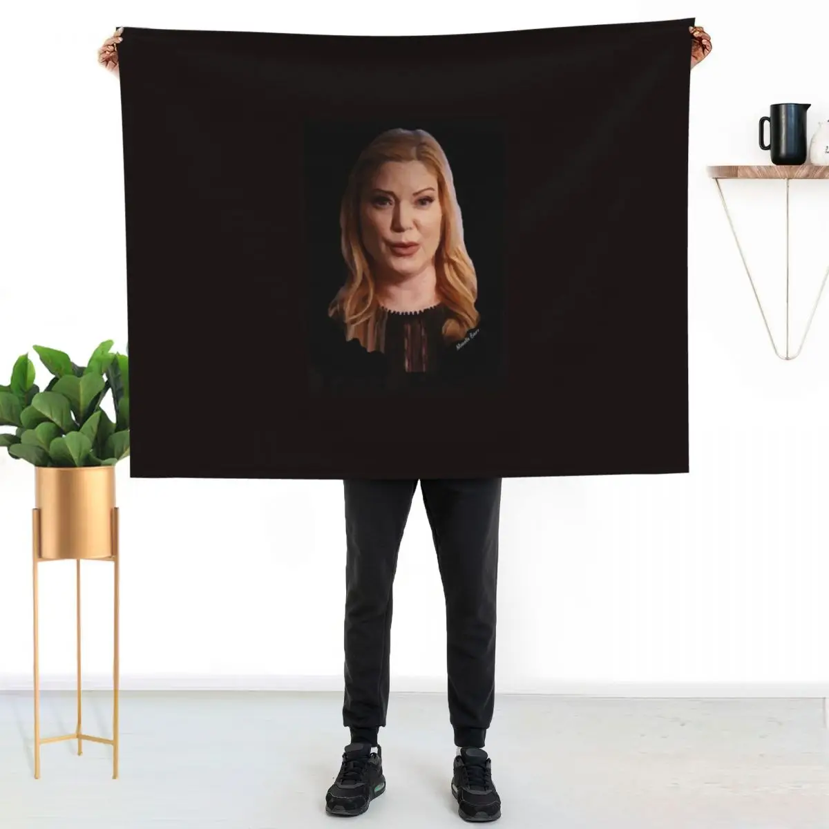 Amy Allan of The Dead Files Show Throw Blanket Soft Plaid Beautifuls Fashion Sofas christmas decoration christmas gifts Blankets