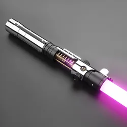 DamienSaber Starkiller Lightsaber XENO Heavy Dueling Light Saber Metal Hilt Sensitive Smooth Swing with Infinite Color Changing