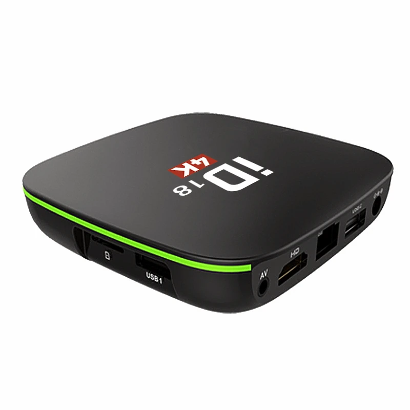 iD18 Allwinner H3 4K Network Media Player Smart Set Top Box 2G+16GB with Wi-Fi HDMI Output Android Tv Box Free Internet Channels