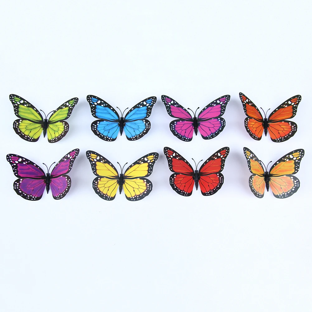 

24 PCS Decoration Simulated Dragonfly Insertion Stakes Insect Artificial for Decorations Garden