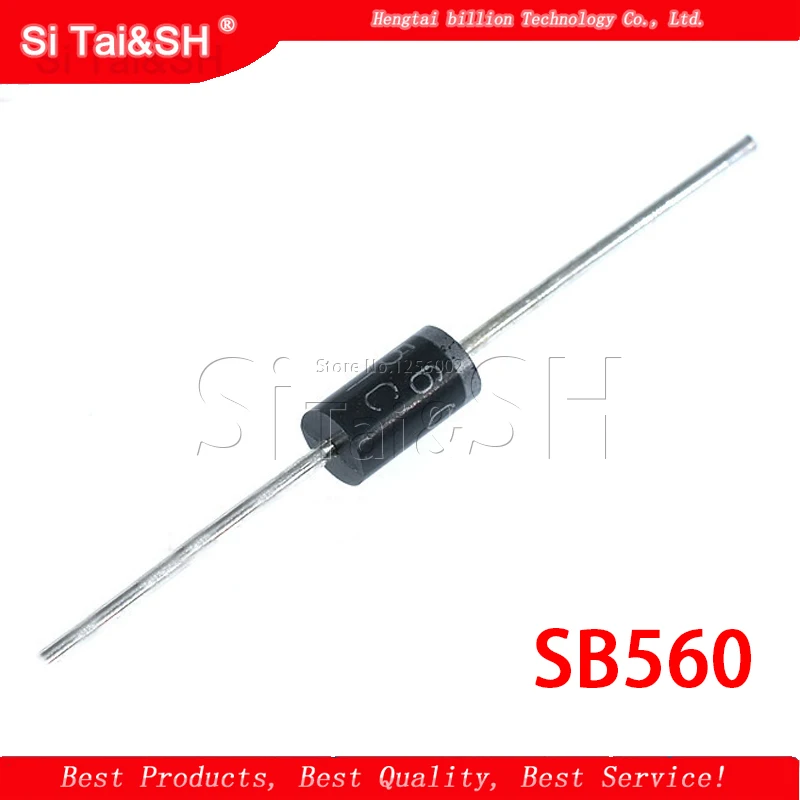 20PCS SR560 SB560 5A 60V Schottky diode rectifier diode