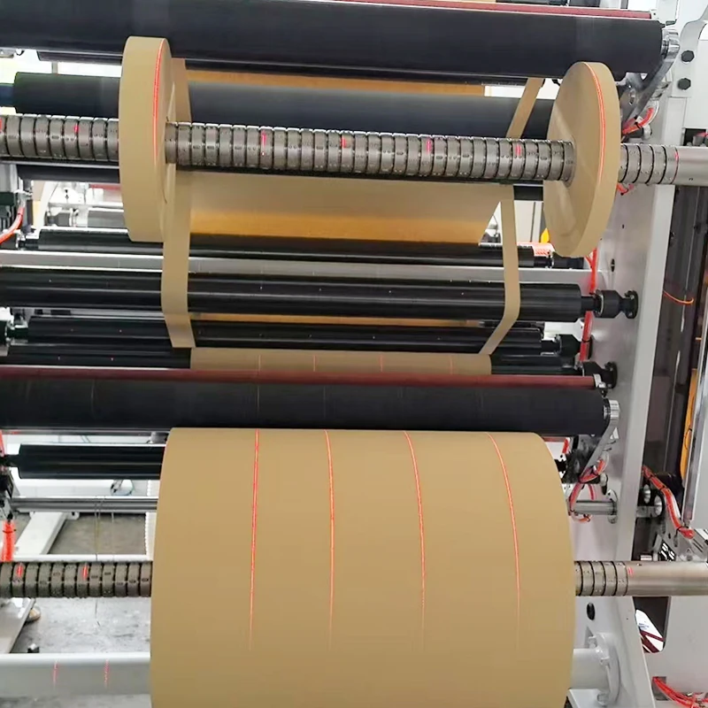 Automatic Slitting Rewinding Machine with Intelligent Meter Counting Alarm for Kraft Paper Aluminum Foil PVC Plastic Slitter