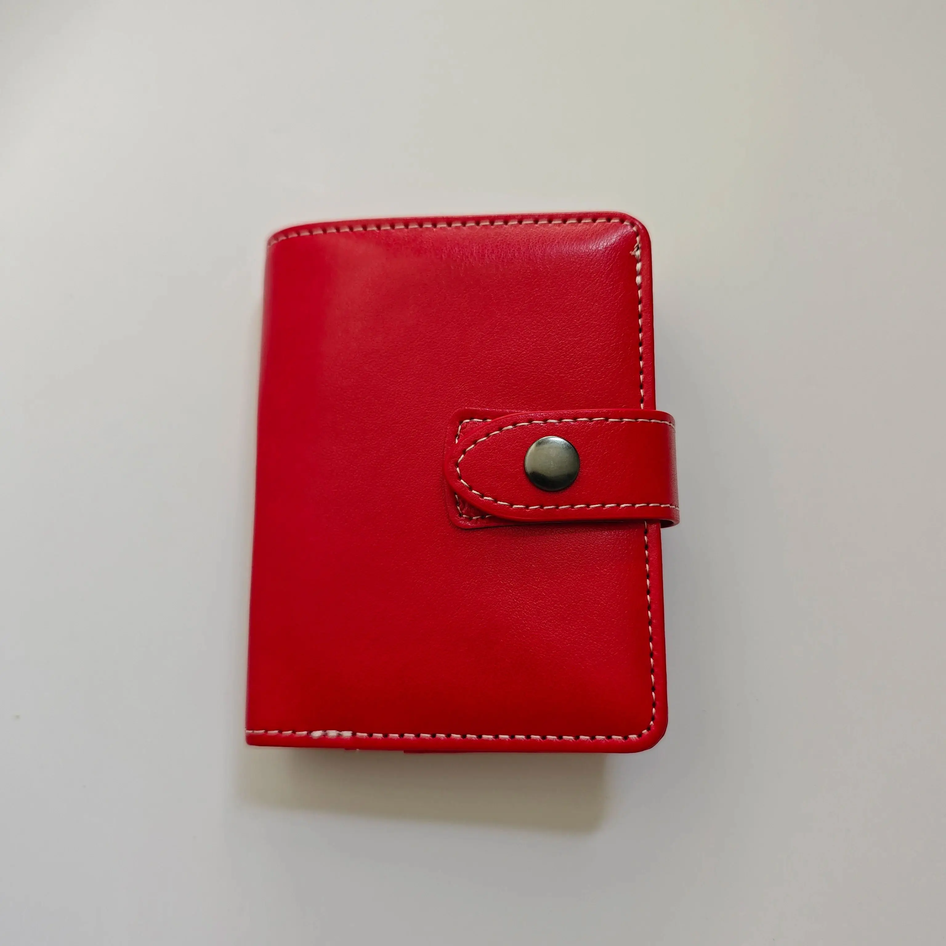 Red m5 Notebook Leather Horizontal Inner Page Loose Leaf Notebook Suitable For Students To Use As A Portable Pocket Book