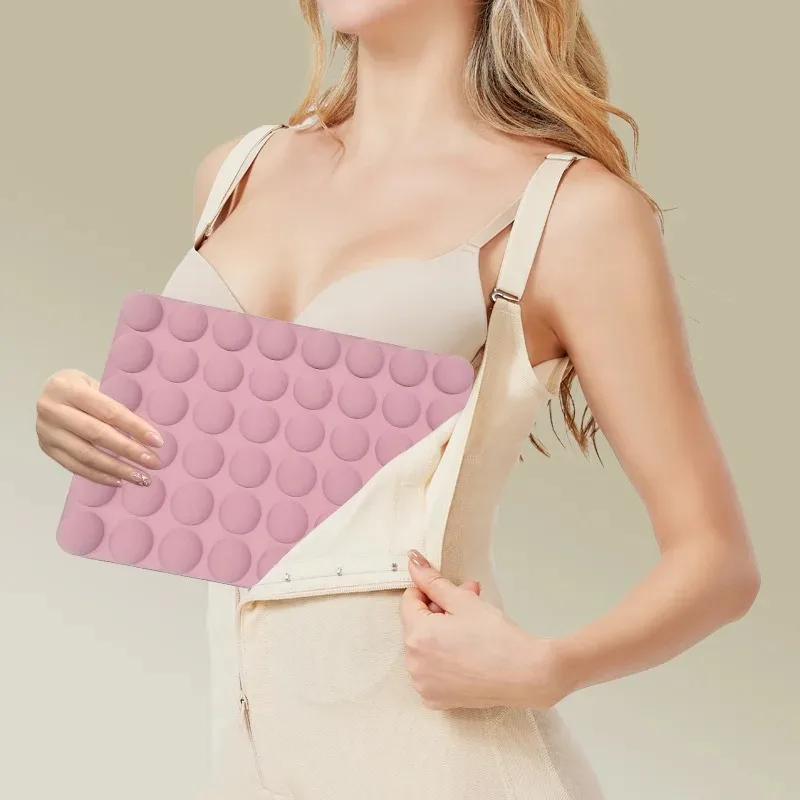 Female Lumbar and Abdominal Liposuction Surgery with Convex Sponge EVA Compression Steel Plate Medical Shaping Support Plate