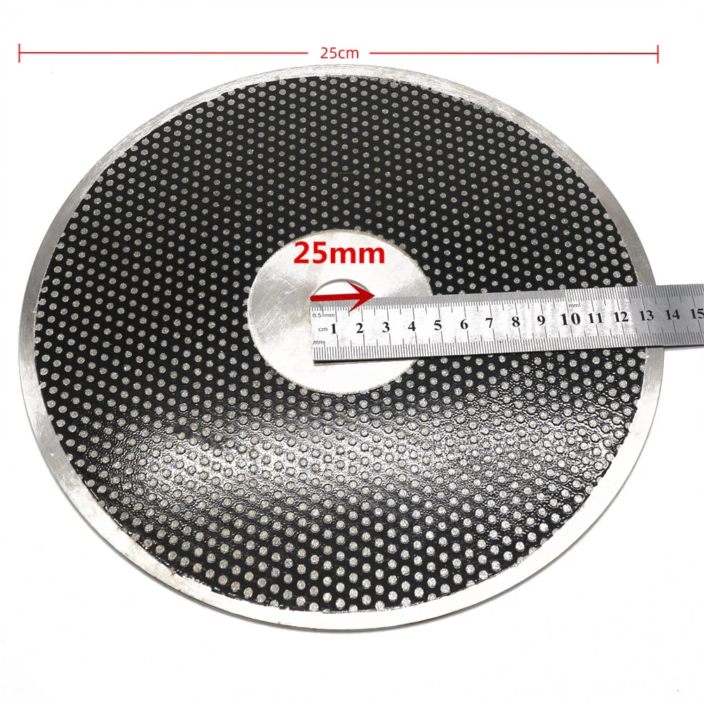 

1pc Dental Diamond Disc Trimming Plaster Model on Model Cleaning Work Diameter 250mm (10 Inch) Inner 25mm/32mm Dentist Lab Tool